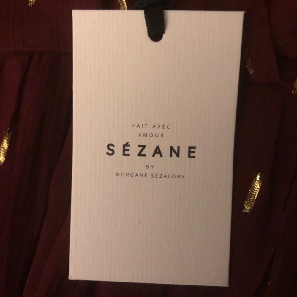 Sezane Robe Celeste - Picture 5 of 11